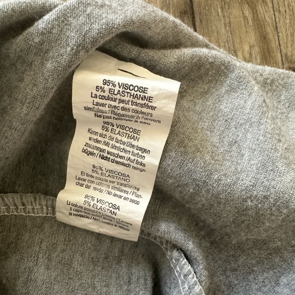 PRETTYLITTLETHING PLT GRAY BIKER SHORTS | SZ 8 - Picture 5 of 5